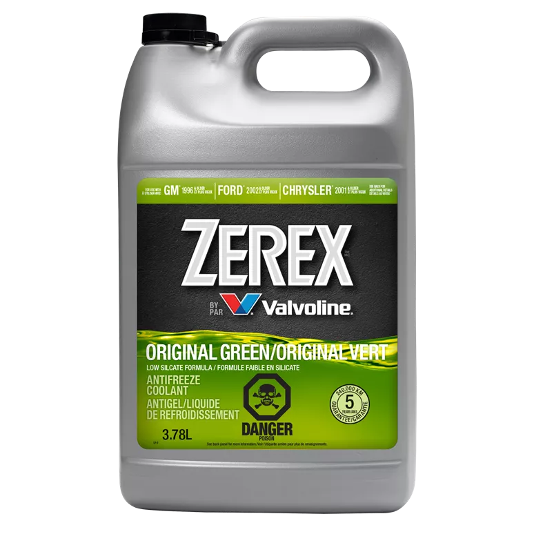 Zerex Original Green Antifreeze/Coolant 50/50 Pre-Mix Classic Green 1 Gallon