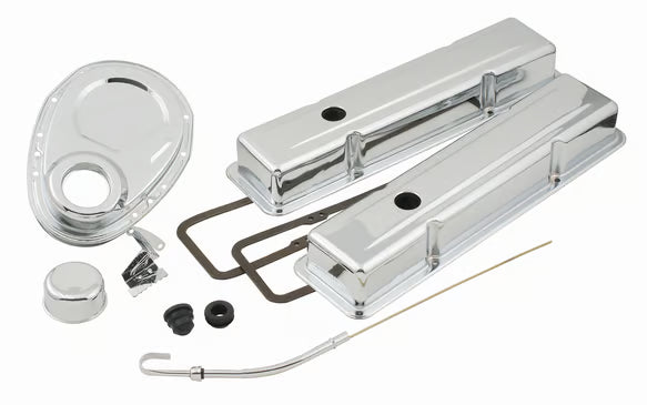 Mr. Gasket Engine Dress Up Kit - Chrome Fits 1960-1985 Chevrolet 283-400 Small Block