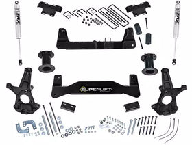 Superlift 07-16 Chevy Silv 1500 2WD 6.5in Lift Kit w/ Cast Steel Control Arms w/ Fox Shocks