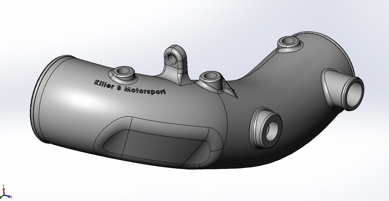 Killer B Motorsport Extreme Flow HARD Turbo Inlet