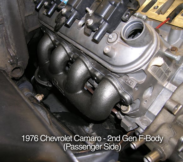 HOOKER HOOKER LS EXHAUST MANIFOLD. SILVER CERAM - 0