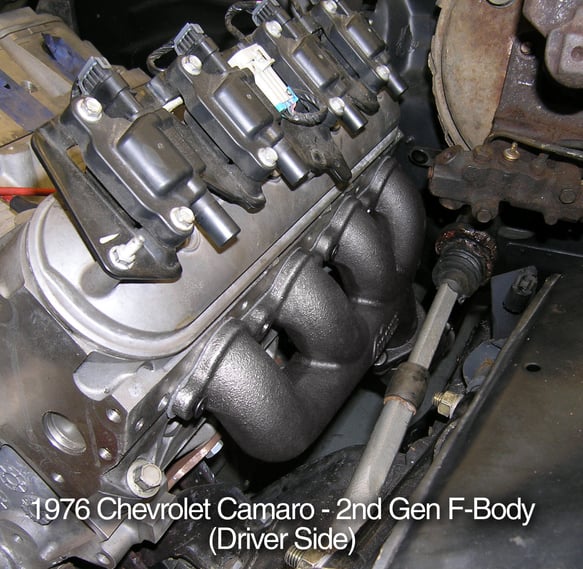 HOOKER HOOKER LS EXHAUST MANIFOLD. BLACK CERAMI - 0
