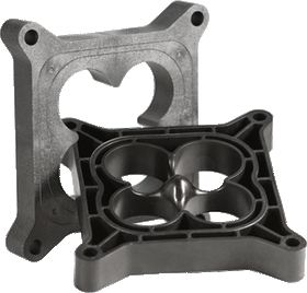 AFR SBC/SBF 1 Phenolic Carb Spacer Open Clover Leaf. for #4150 Carb