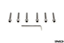 Carbonex Titanium Steering Wheel Bolt Set for JQ Werks / MadTrace Racing Steering Wheel-1