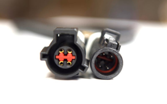 Kooks O2 Extension Harness Ford 1) 24" Extension Harness (4-Pin) Round Connector