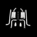 Cat Back, Dual Split Rear, T409-1