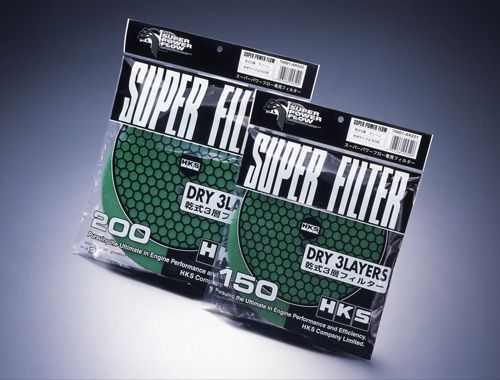 HKS 3 Layer Dry 150mm Green Replacement Filter Element