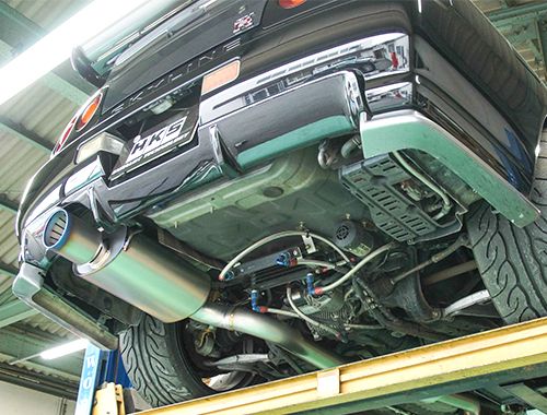 HKS SUPER TURBO MUFFLER TI BNR34 RB26DETT