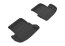 3D MAXpider 2016-2020 Mercedes Benz C-Class Coupe C205 Kagu 1st & 2nd Row Floormats - Black-3