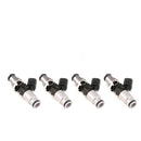 Injector Dynamics ID1300X Injectors- 14mm Top Adapter (Grey) - 14mm (Silver) Lower O-Ring - Set Of 4-1