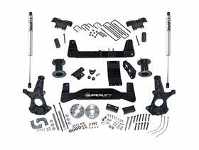 Superlift 14-18 Chevy Silv 1500 4WD 6.5in Lift Kit w/ Alum/Steel Control Arms w/ Fox 2.0 Shocks