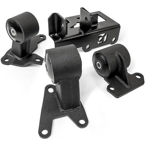 Innovative 94-01 Integra H-Series Black Steel Mounts 85A Bushings