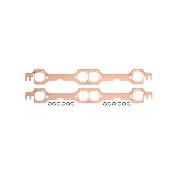 Mr. Gasket Copper Seal Header Gaskets 1992-1997 Chevrolet 350 LT1 Gen II Small Block. D-Shaped Ports, 1.40 Inch Ports