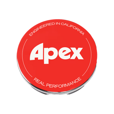 APEX Gloss Wheel Center Cap New Logo - Red 975