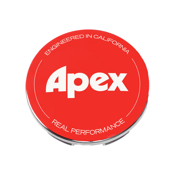 APEX Gloss Wheel Center Cap New Logo - Red 975