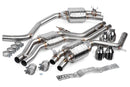 APR CATBACK EXHAUST SYSTEM WITH CENTER MUFFLER - 4.0 TFSI - C7 S6 AND S7-1