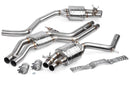 APR CATBACK EXHAUST SYSTEM WITH CENTER MUFFLER - 4.0 TFSI - C7 RS6 AND RS7-1
