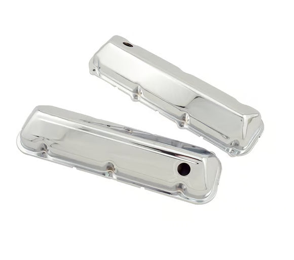 Mr. Gasket Chrome Valve Covers with Baffle 1968-1997 Ford 429/460 Engines