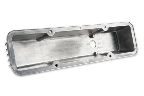 Mr. Gasket Cast Aluminum Finned Valve Covers - Polished 1958-1986 Chevrolet 283-400