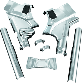 Kuryakyn Neck Cover For 09-13 Touring Models Chrome