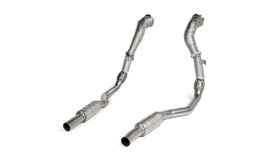 Akrapovic 2021+ Audi RS6/RS7 Avant/Sportback (C8) DownPipe (SS) w/Link Pipe Set (Does Not Fit w/L-AU/SS/6)
