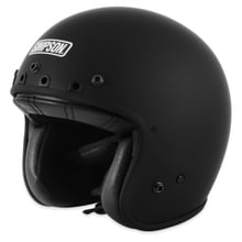 SIMPSON MOTORCYCLE CHOPPER HELMET US FLAT BLACK SM