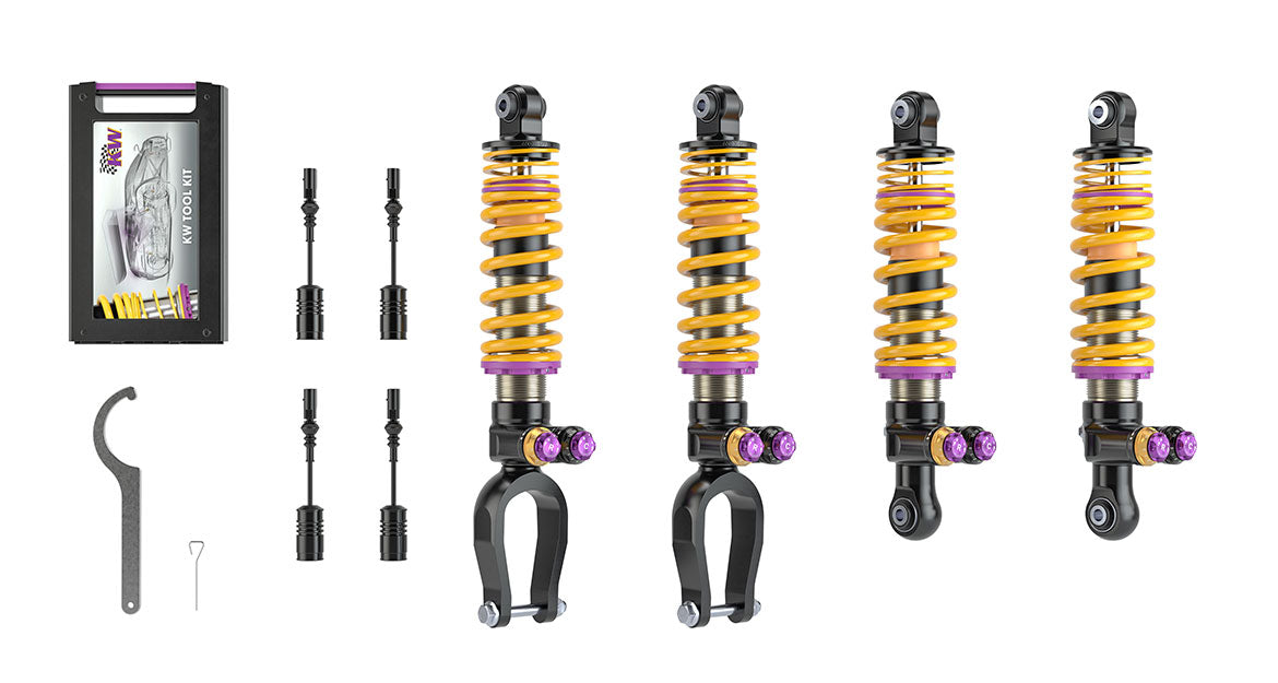 KW Coilover Kit V5 2014+ Lamborghini Huracan (Incl Spyder) w/ NoseLift / w/o Elec. Dampers