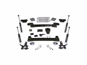 Superlift 99-06 Chevy Silv/GMC Sierra 1500 4WD 6in Lift Kit - Knuckle Kit w/ Superlift Shocks