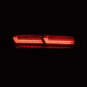 AlphaRex 16-18 Chevrolet Camaro PRO-Series LED Tail Lights Jet Black - 0