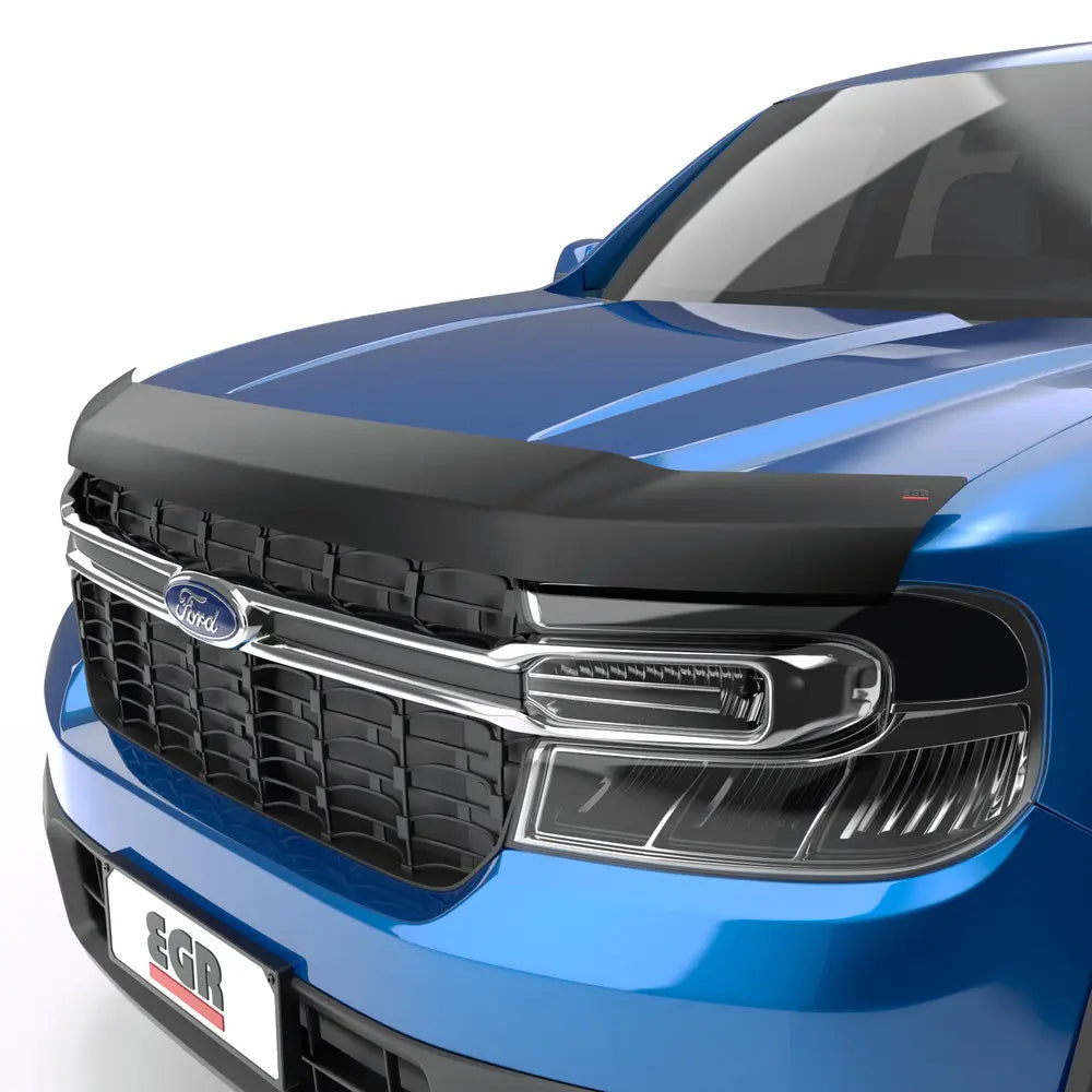 EGR 22-23 Ford Maverick Lariat XL XLT SuperGuard Hood Guard - Matte Black - 0