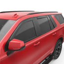 EGR 21-23 Chevrolet Tahoe In-Channel Window Visors Front/Rear Set Matte Black-2
