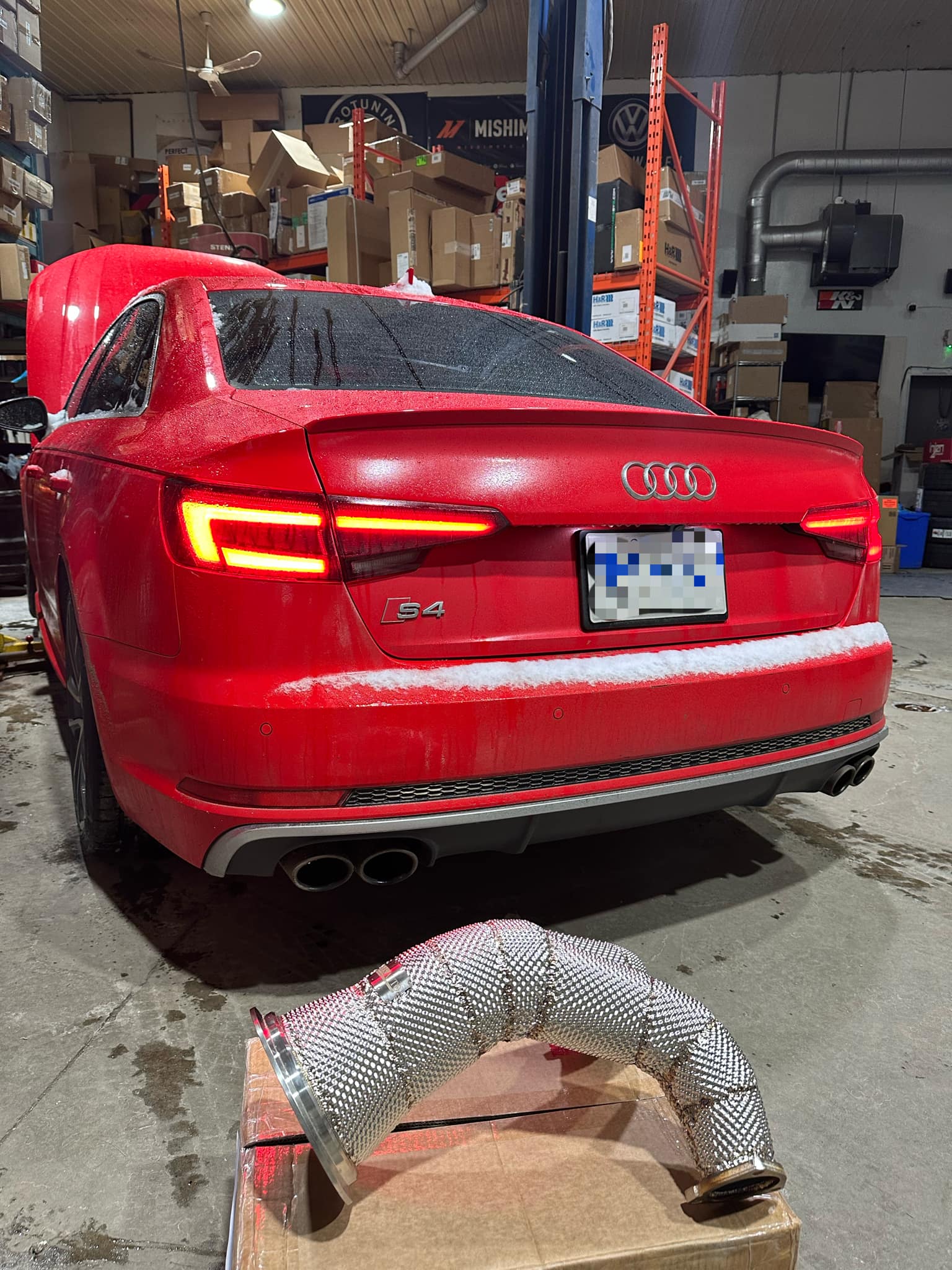 PARK AUTO MOTORSPORTS B9 AUDI S4 S5 3.0T TEST PIPE