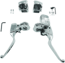 Bikers Choice 15-17 Softail Chrome Handlebar Control Kit 1/2 Inch Bore Single Disc-1