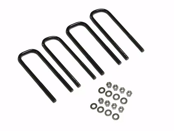 Superlift U-Bolt 4 Pack 9/16x3x11.5 Large Radius w/ Hardware