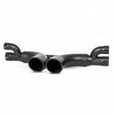 MBRP 14-19 Porsche GT3/GT3RS 3in Center Muffler Bypass 4in Tips - Black Coated-1