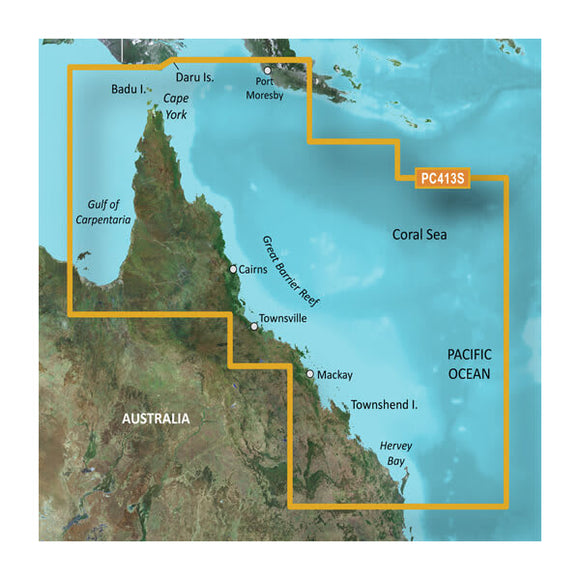 Garmin microSD/SD card: VPC413S-Mornington Is.-Hervey Bay
