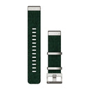 Garmin QuickFit 22 Watch Straps. Jacquard-weave Nylon Strap Pine Green-1