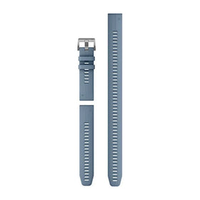 Garmin QuickFit 22 Watch Bands. Hurricane Blue Silicone (3-piece Dive Set)