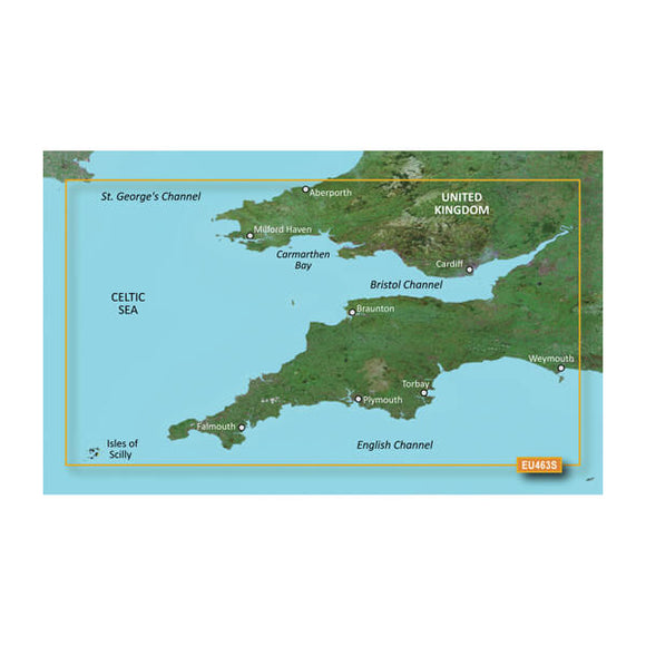Garmin microSD/SD card: VEU463S-Bristol Channel and England S/W