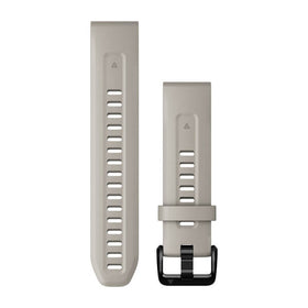 Garmin QuickFit 20 Watch Bands. Light Sand Silicone