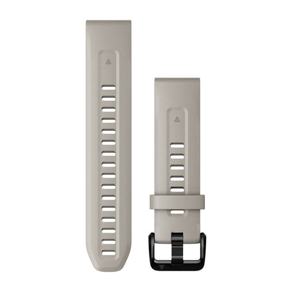 Garmin QuickFit 20 Watch Bands. Light Sand Silicone