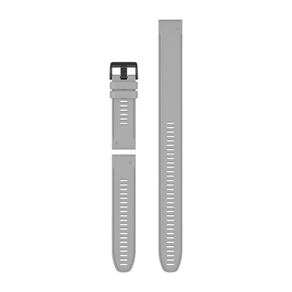 Garmin QuickFit 26 Watch Bands. Powder Gray Silicone (3-piece Dive Set)