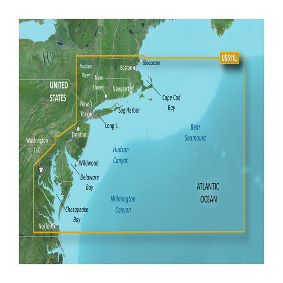 Garmin microSD/SD card: VUS511L-Boston-Norfolk