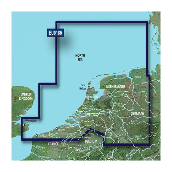Garmin microSD/SD card: HXEU018R - Benelux Offshore & Inland