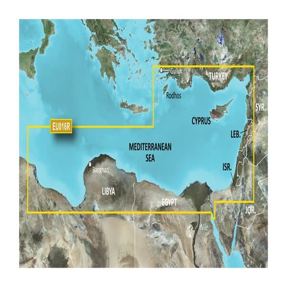 Garmin microSD/SD card: HXEU016R - Mediterranean Southeast
