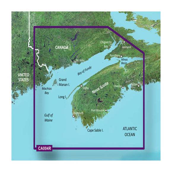 Garmin microSD/SD card: VCA004R-Bay of Fundy