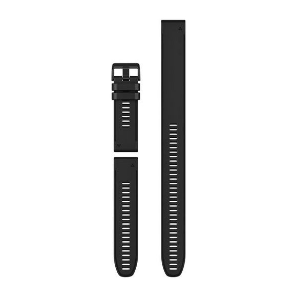 Garmin QuickFit 26 Watch Bands. Black Silicone (3-piece Dive Set)