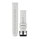 Garmin QuickFit 22 Watch Bands. Carrera White Silicone-1