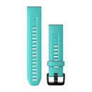 Garmin QuickFit 20 Watch Bands. Aqua Silicone-1