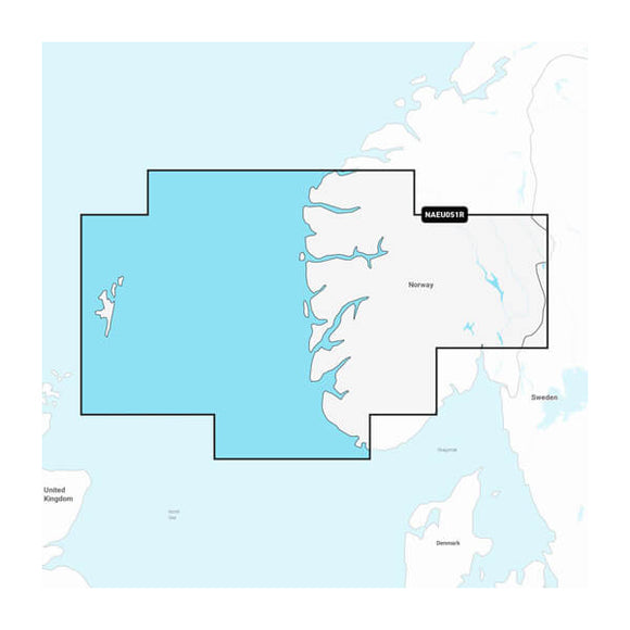 Garmin Norway. Lista to Sognefjord - Marine Charts